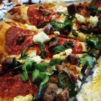 Pinthouse Pizza - The armadillo with pepperoni - Pizza Near Me - Austin, Texas
