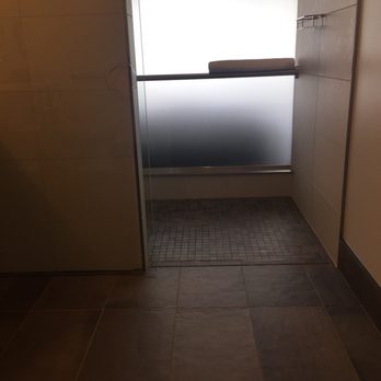 Ironworks Hotel Indianapolis - Roll-in shower; might be a little tight for a power chair, but nice for manual! - Hotels Near Me - Indianapolis, Indiana Ironworks Hotel Indianapolis - Roll-in shower; might be a little tight for a power chair, but nice for manual! - Hotels Near Me - Indianapolis, Indiana