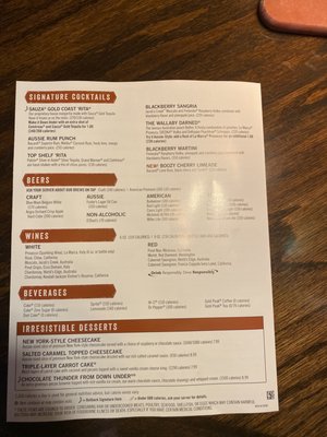 Outback Steakhouse Cincinnati Menu With Prices: Ultimate Guide 2025