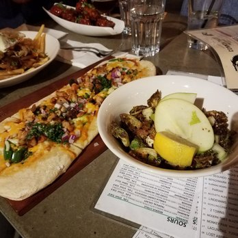 Common Theory - Hell fire flatbread and brussels - Gastropubs Near Me - San Diego, California