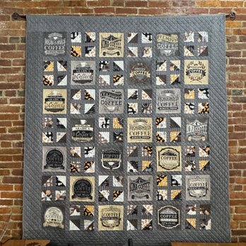 Sibling Coffee Roasters - A beautiful quilt that hung on the wall. - Bakeries Near Me - Charles Town, West Virginia