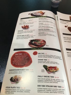 Menu photo 6 Yabo's Tacos Westerville, OH