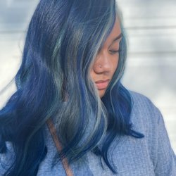 Creations by Cecilia - Blue hair color done by me