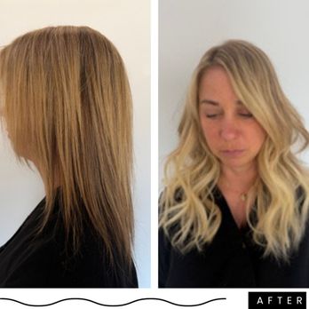 Rose Darling Salon - 18" K-tip extension transformation for fine hair--soft fullness, seamless blend, and natural movement in Jacksonville. - Hair Stylists Near Me - Jacksonville, Florida Rose Darling Salon - 18" K-tip extension transformation for fine hair--soft fullness, seamless blend, and natural movement in Jacksonville. - Hair Stylists Near Me - Jacksonville, Florida