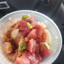 Two different types of poke. Two different types of poke.