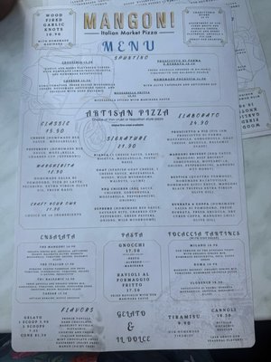 Menu photo 1 Mangoni Winter Garden, FL