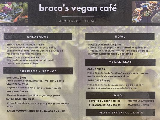 Menu photo 1 El Brocoli Gurabo, PR Menu photo 1 El Brocoli Gurabo, PR