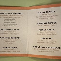 Cousin’s Hide-A-Way - Some different cocktails available at Cousin's.