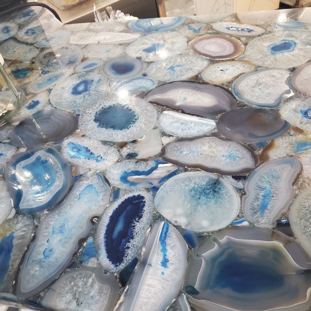 ÜMACHA - Super cute gemstone table - Bubble Tea Near Me - Edgewater, New Jersey ÜMACHA - Super cute gemstone table - Bubble Tea Near Me - Edgewater, New Jersey