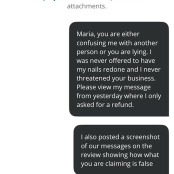 Glossy Nail Bar - Being left on read after confronting business lying - Waxing Near Me - San Luis Obispo, California