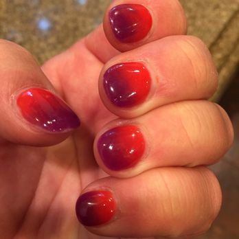 Sassy Nails - Ombré dip nails to get ready for the Clemson game! - Nail Salons Near Me - Louisville, Kentucky Sassy Nails - Ombré dip nails to get ready for the Clemson game! - Nail Salons Near Me - Louisville, Kentucky