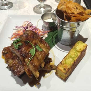 CAVU Kitchen Bar - BBQ Ribs with Jalapeño Corn Bread - Bars Near Me - Richmond, British Columbia