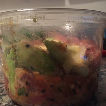 Poke-Poke - When did a large come 3/4's full. Very disappointing! I eat here frequently and basically feel robbed! - Seafood Near Me - Austin, Texas Poke-Poke - When did a large come 3/4's full. Very disappointing! I eat here frequently and basically feel robbed! - Seafood Near Me - Austin, Texas