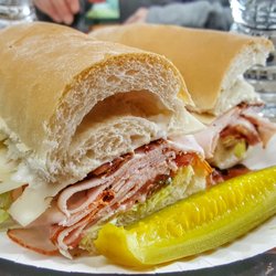 The Corner Deli - The Zack Attack: Peppermill turkey with bacon, lettuce, tomato, pepperjack cheese and jalapeños.