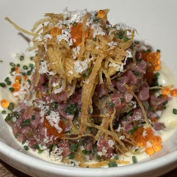 Dunsmoor - Kobe Beef Tartare - American Near Me - Los Angeles, California Dunsmoor - Kobe Beef Tartare - American Near Me - Los Angeles, California