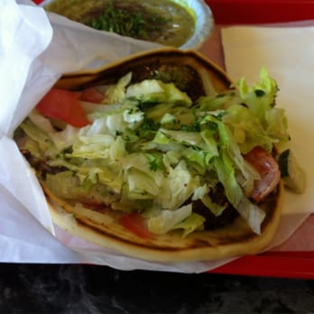 Aladdin Falafel Corner - Falafel sandwich. mmm - Mediterranean Near Me - Seattle, Washington