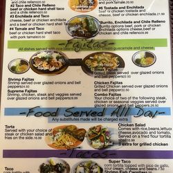 Gloria's Burritos - Menu 11/25