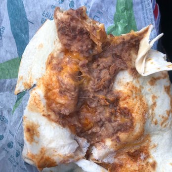 Taco Bell - I was charged .30 cent for extra red sauce... do you see extra red sauce? - Fast Food Near Me - Highland, California Taco Bell - I was charged .30 cent for extra red sauce... do you see extra red sauce? - Fast Food Near Me - Highland, California