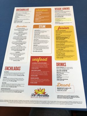 Menu photo 8 La Parrilla Mexican Restaurant Sandy Springs, GA