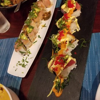 Thai One On - Right (la Costa roll) Left ( bullet proof tiger) - Thai Near Me - Carlsbad, California