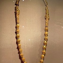 Ayala Museum - Gold found on one of islands. These islands were a source and used as part of the gold trade from 1000-1300.