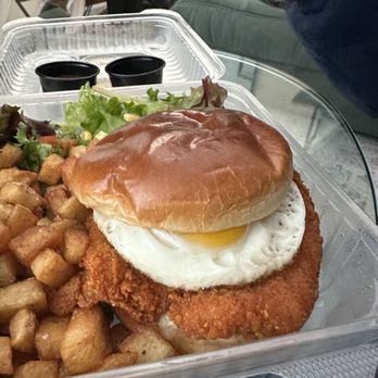 Popping Yolk Cafe - Popping Yolk Hot Chicken Sandwich (Takeout To-Go) - Breakfast & Brunch Near Me - Pasadena, California Popping Yolk Cafe - Popping Yolk Hot Chicken Sandwich (Takeout To-Go) - Breakfast & Brunch Near Me - Pasadena, California