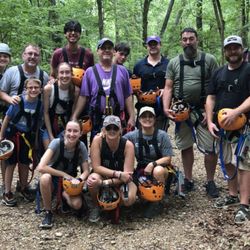 Ozark Mountain Ziplines - Happy group after a zipline tour