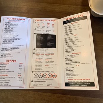 Bobaholics - Menu - Bubble Tea Near Me - San Jose, California