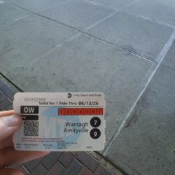 Wantagh LIRR Station - Cheap ticket for two people $7.75