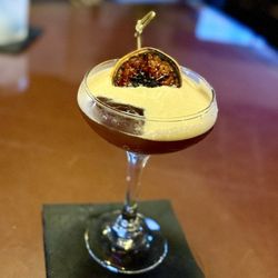 Fancy cocktails in the speakeasy upstairs