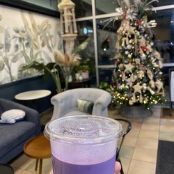 LASA Filipino Cafe - Ube panna cotta