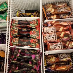 Ruakuri Cave - Ice cream selection at visitor centre