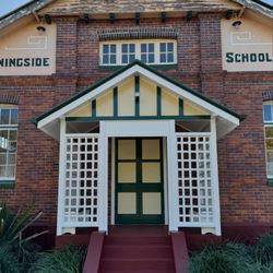 Morningside School Of Arts Hall - Newly painted Facade in 2024