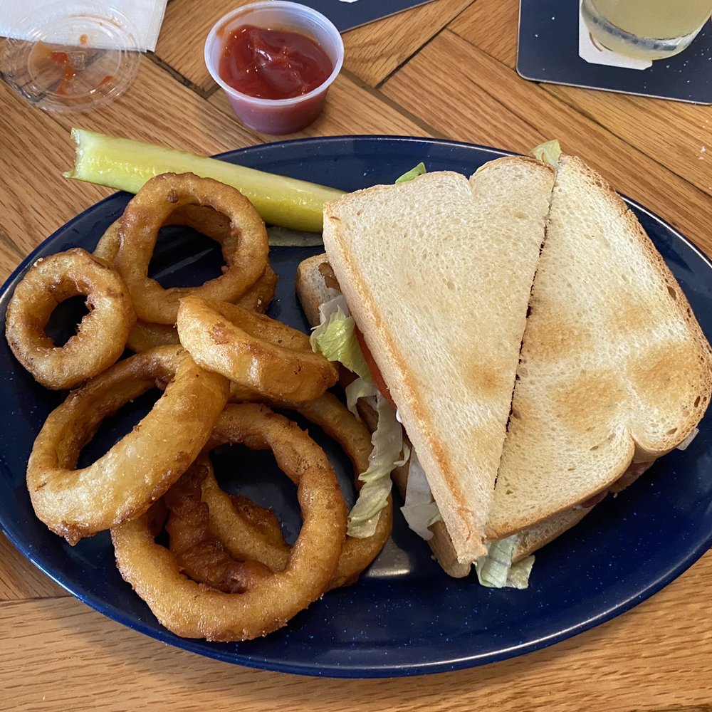 The Tavern - BLT w/onion rings - Bars Near Me - Saint Leonard, Maryland
