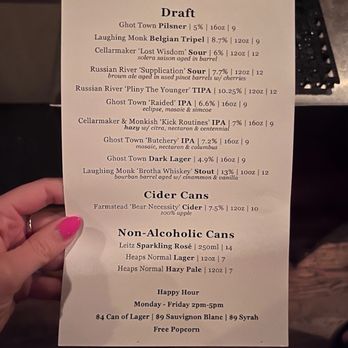 Fool's Errand - Menu - Wine Bars Near Me - San Francisco, California Fool's Errand - Menu - Wine Bars Near Me - San Francisco, California