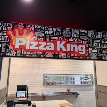 Pizza King - a restaurant with a large sign on the wall - Pizza Near Me - Fort Wayne, Indiana