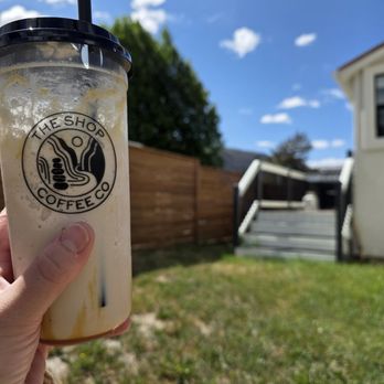 The Shop Coffee Co - Caramel Prailine Frappe is to die for - Breakfast & Brunch Near Me - Orderville, Utah The Shop Coffee Co - Caramel Prailine Frappe is to die for - Breakfast & Brunch Near Me - Orderville, Utah