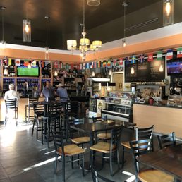 Inside coffee bar and drink bar.