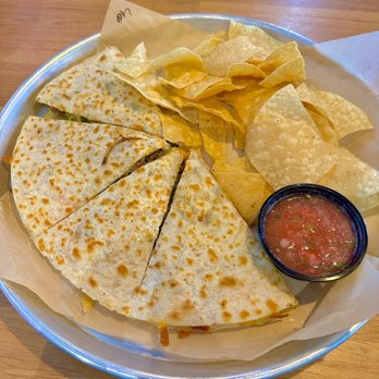 Fresh Mex & Co - Chicken Quesadilla with side of chips / salsa - Mexican Near Me - Jacksonville, Florida