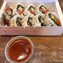Tofu Gimbap with Spicy Mayo
