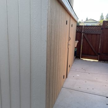 Swanson's Landscaping - a side view of a garage - Landscaping Near Me
