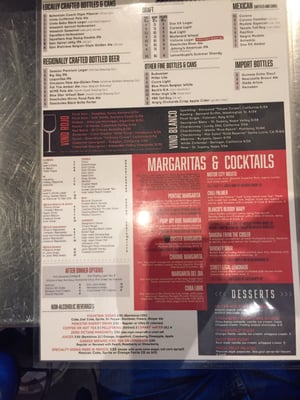 Menu photo 7 Billy Blanco's Park City, UT