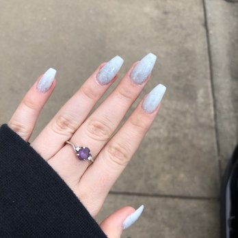 Sky Nails & Spa - Colored acrylic by Linda. - Day Spas Near Me - Spartanburg, South Carolina