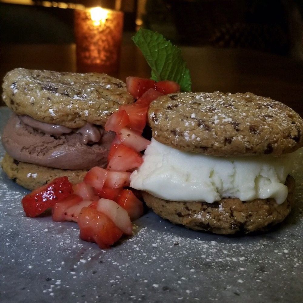 The Hill - Walnut chocolate chip ice cream sandwiches @thefoodcouplenj - Cocktail Bars Near Me - Closter, New Jersey