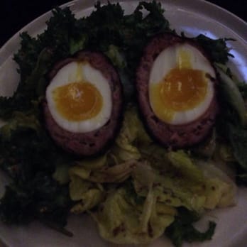 The Red Lion Pub - Scotch egg + salad - Pubs Near Me - Chicago, Illinois