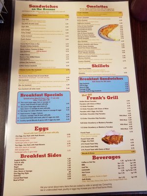 Menu photo 4 Frank's On the Avenue Saint Clair Shores, MI