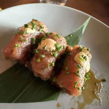 Belles Beach House - Spicy Tuna on Crispy Rice (yummy) - Tiki Bars Near Me - Venice, California Belles Beach House - Spicy Tuna on Crispy Rice (yummy) - Tiki Bars Near Me - Venice, California