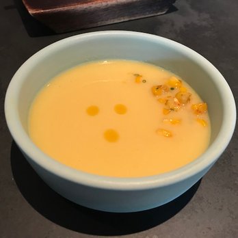 Robin - White miso and sweet corn soup - Sushi Bars Near Me - San Francisco, California Robin - White miso and sweet corn soup - Sushi Bars Near Me - San Francisco, California