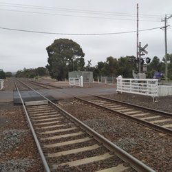 Gisborne Railway Station - Crossing