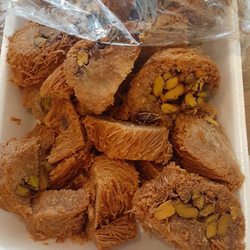 Street Sweets - Baklava. Favorite. Chewy, honey, crispy.